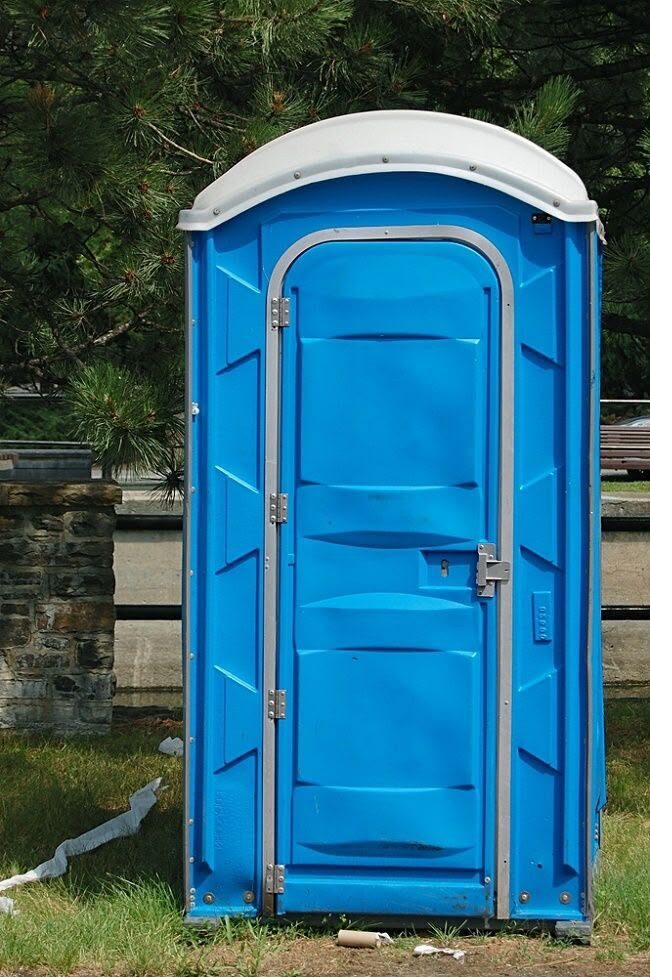 Portable toilet at a remote long-term site